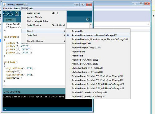 Arduino Setname arduinosetupss – tronixstuff.com