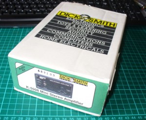 Dick Smith Electronics K5008 Stereo Amplifier Kit box