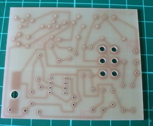 Silicon Chip transistor beta tester PCB front