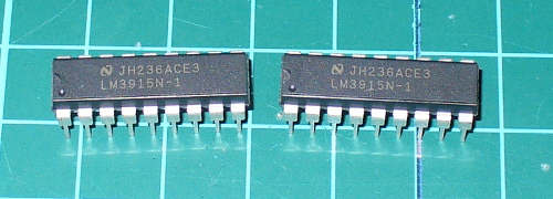 5 X LM3915 Driver Per Grafico A Barre LED – IC Log DIP18 Per Livello Audio