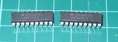 5 X LM3915 Driver Per Grafico A Barre LED – IC Log DIP18 Per Livello Audio