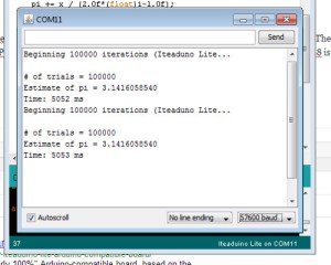Iteaduino Lite speed test