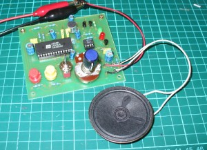 Altronics K9570 90 second message recorder kit finished
